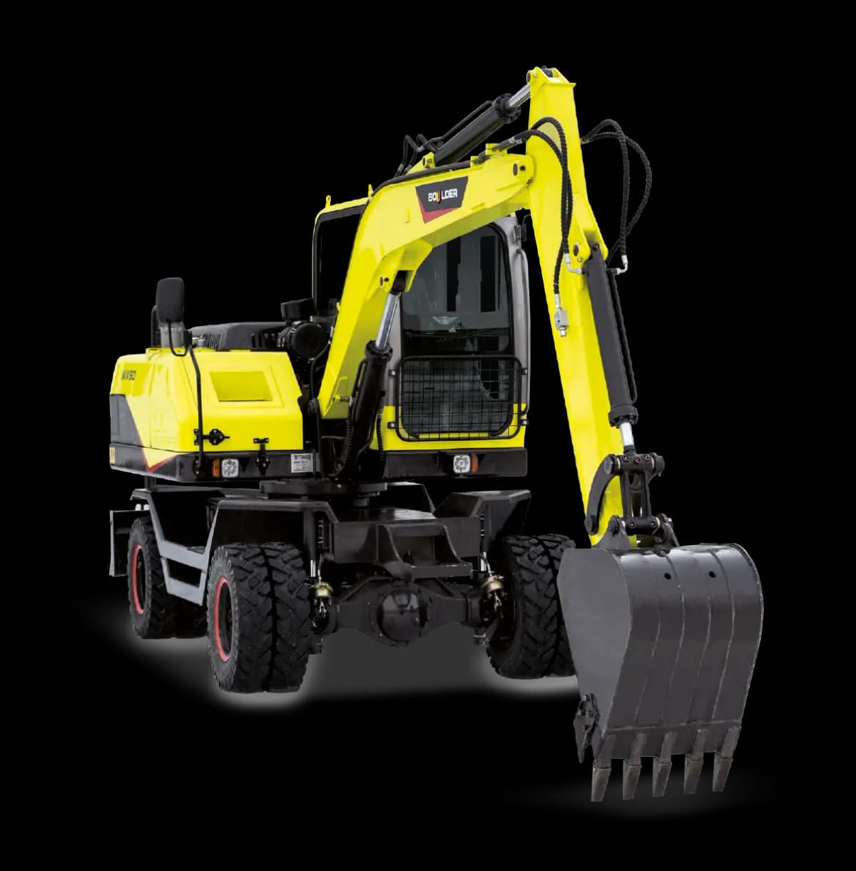 Boulder large excavator